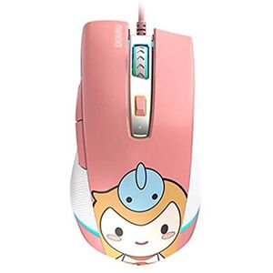 RajoNN Mice Wired USB Gaming Mouse, 16000DPI, Game/Office Dual Modes Mice, for Laptop Desktop PC Accessory (Color : Pink)