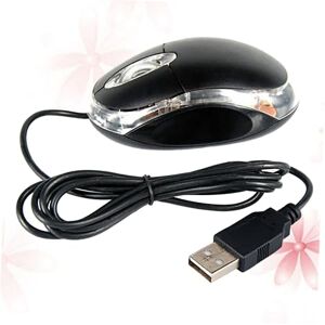 Homoyoyo 1pc Optical Office Mouse Usb Wired Office Mouse Optical Mouse Computer Mice Rechargeable Mouse Programmable Mouse Wired Mice Mouse for Laptop Corded Mouse Notebook Little Mouse