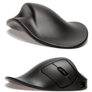 Hypertec Hippus Handshoe Medium Wired Ergonomic Mouse - Black