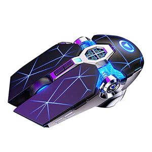 Kasituny Wired Mechanical USB 7 Buttons LED Backlit Mute Gaming Mouse Mice for PC Laptop Computer Peripherals