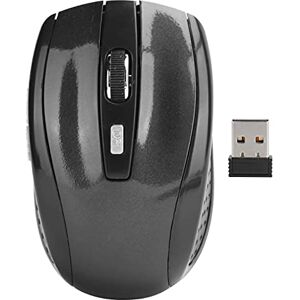 Dpofirs 250Hz Notebook Computer Mouse, Optical Wireless Gaming Mouse, 2.4G Wireless Frequency Hopping Technology, Silent Micro-motion Design, Innovative Red Light Tech(black)