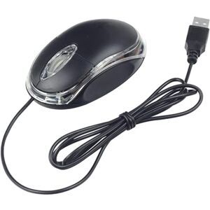 Generic Small Optical Mouse, Programmable Wired Mouse, Comfortable Computer Laptop Mouse, Wired Game Mouse, USB LED Ergonomic Design Mouse, Optical Wired Mouse For PC, Laptop, Computer