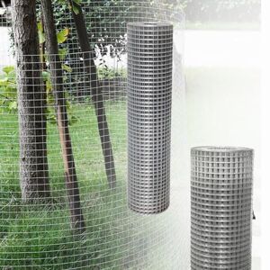Aeveot Wire Mesh Roll, Mouse Mesh for Metal Rodent Proofing Wire Mesh Prevent Rats, Mice, Protective Net for Squirrels & Birds, 304 Stainless Steel Square Hardware Cloth, Rat Mesh Roll (Size : 0.5mx10m, Co