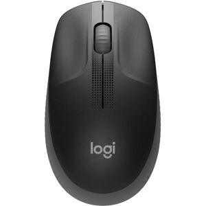 Logitech M190 Full-size Wireless Mouse in Charcoal