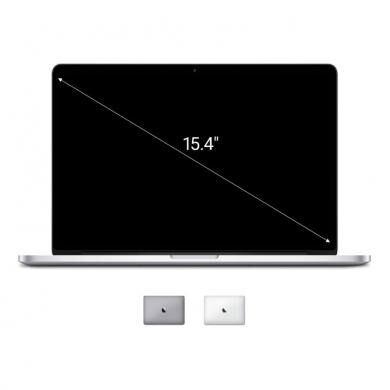 Apple Macbook Pro 2014 15,4'' mit Retina Display Intel Core i7 2,8 GHz 512 GB SSD 16 GB silber