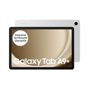 Samsung Galaxy Tab A9+ 5G Android-Tablet, 64 GB Speicherplatz, Großes Display, 3D-Sound, Simlockfrei ohne Vertrag, Silver, Inkl. 3 Jahre Herstellergarantie [Exklusiv bei Amazon]