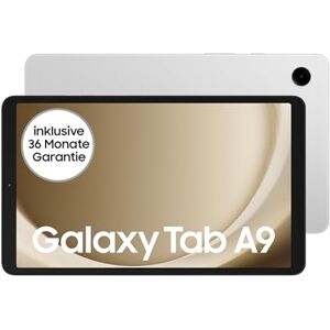 Samsung Galaxy Tab A9 Wi-Fi Android-Tablet, 64 GB Speicherplatz, Großes Display, Satter Sound, Simlockfrei ohne Vertrag, Silver, Inkl. 3 Jahre Herstellergarantie [Exklusiv bei Amazon]