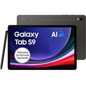 Samsung Galaxy Tab S9 AI-Android-Tablet, Wi-Fi, 128 GB / 8 GB RAM, MicroSD-Kartenslot, Inkl. S Pen, Simlockfrei ohne Vertrag, Beige, Inkl. 36 Monate Herstellergarantie [Exklusiv bei Amazon]