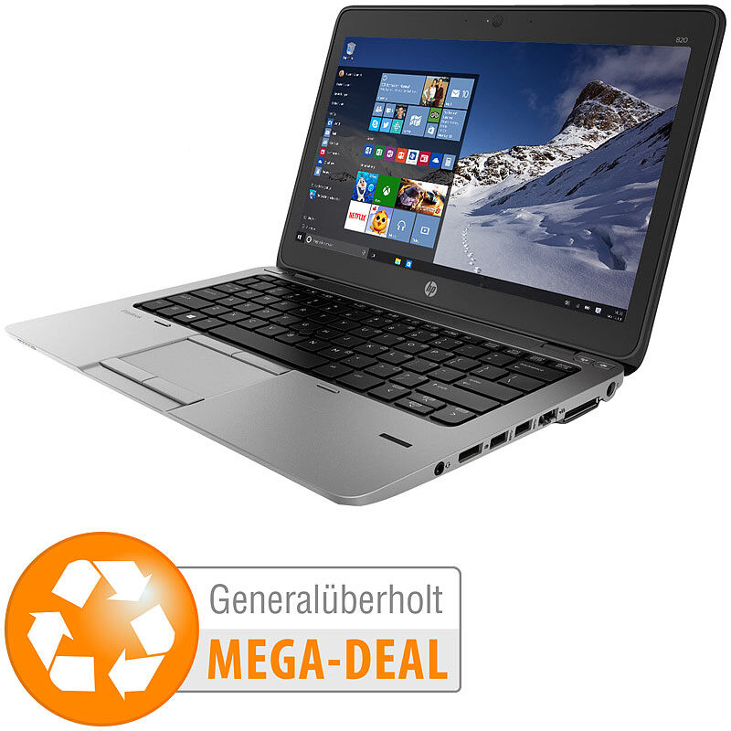 HP EliteBook 820 G2, 31,8 cm, Core i5, 12 GB, 512GB SSD (generalüberholt)