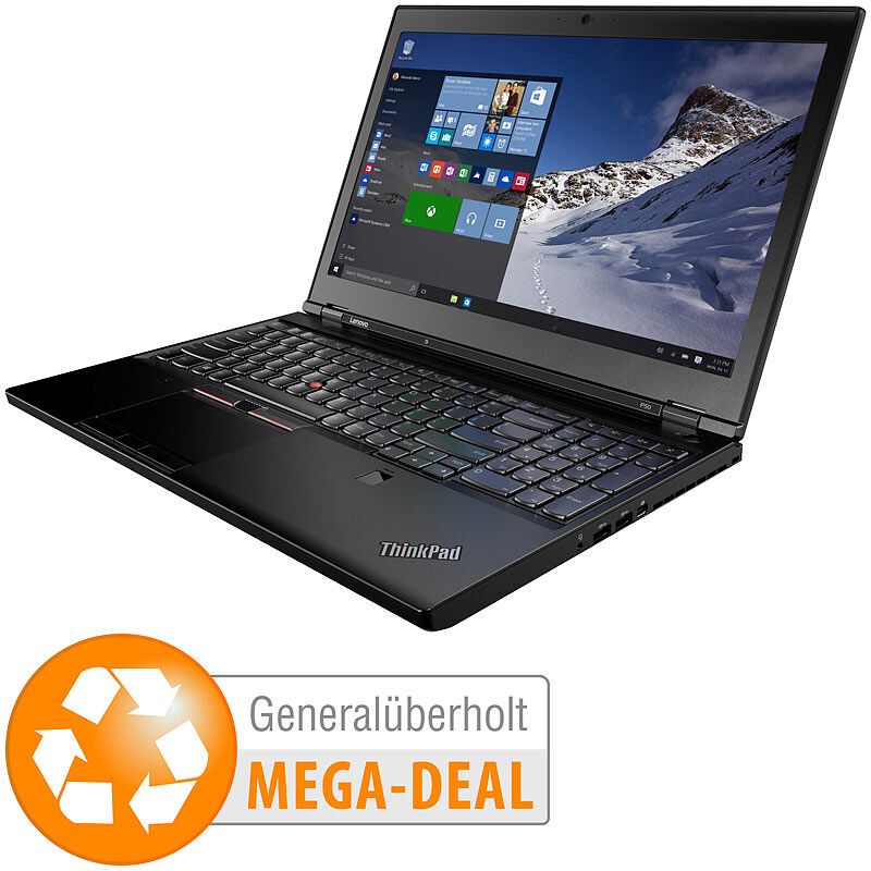 IBM ThinkPad P50, 39,6cm/15,6