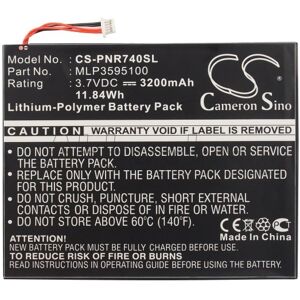 Ersatzakku - CS-PNR740SL - PANDIGITAL Novel Tablet Color / MLP3595100 - 3,7 Volt 3200mAh Li-Polymer