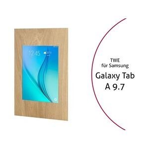 TabLines TWE011O Tablet Wandeinbau für Samsung Tab A 9.7, Eiche