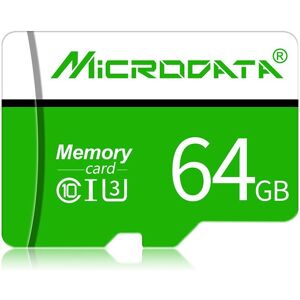 Kinsi - microSD 64GB- Geeignet für Überwachungskameras, Fahrrekorder, Mobiltelefone und Tablets