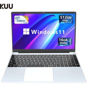 Kuu 15,6 Zoll 16 Gb Laptop Windows 11 Pro System 16 Gb Ram 512 Gb 1024 Gb 256 Gb Notebook Intel Celeron N5095 Bürocomputer