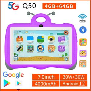 Bdf 2024 Neues 7-Zoll-Tablet 5g Wifi Android 12.0 Mtk6735 Quad Core 4 Gb Ram 64 Gb Rom Kinder Lernen Bildung Dual Kameras Google Android Tablets