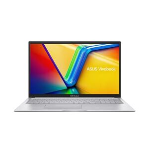 Asus VivoBook 17 F1704VA-AU190W Laptop, 43,9 cm (17,3 Zoll), Full HD, Intel Core i5-1335U, 16 GB RAM, 512 GB SSD, Iris Xe Graphics, Windows 11 Home, Kaltsilber, spanische QWERTY-Tastatur