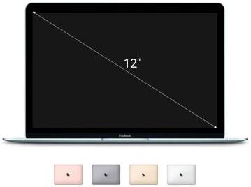 Apple Macbook 2017 12" Intel Core i7 1,40 GHz 256 GB SSD 8 GB spacegrau