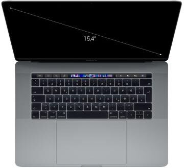 Apple MacBook Pro 2018 15" Touch Bar/ID Intel Core i7 2,60 GHz 512 GB SSD 32 GB spacegrau