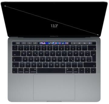 Apple MacBook Pro 2018 13" Touch Bar/ID Intel Core i7 2,70 GHz 256 GB SSD 16 GB spacegrau