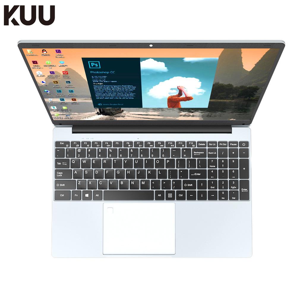 Kuu 15,6-Zoll-Laptop Intel Alder Lake N95 16 Gb Ram 512 Gb Studenten-Notebook Mit Fingerabdruck-Tastatur Mit Hintergrundbeleuchtung Für Office Photoshop