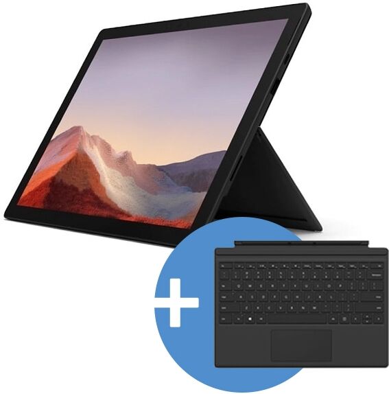 Microsoft Surface Pro 7 Black inkl. Type Cover schwarz (PVU-00017+FMN-00005)