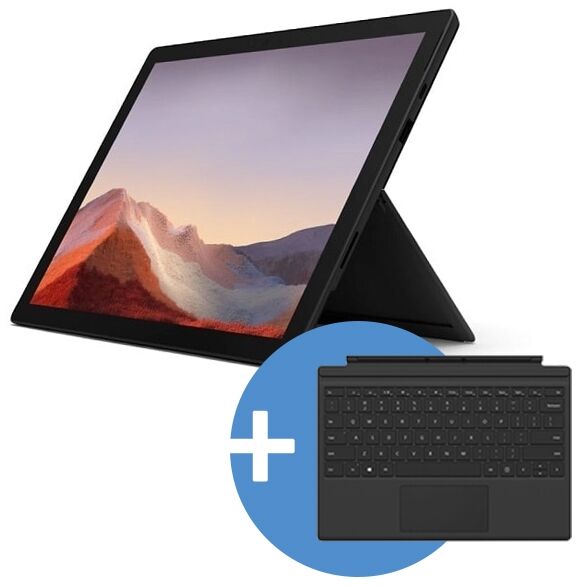 Microsoft Surface Pro 7 Black inkl. Type Cover schwarz (PVT-00017+FMN-00005)