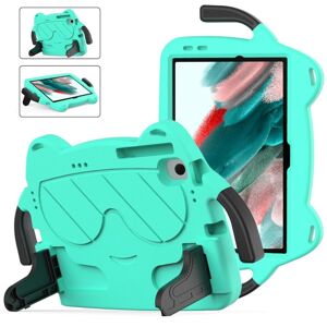 shopseez For Sumsung Galaxy Tab A8 10.5 2021 Ice Baby EVA Shockproof Hard PC Tablet Case(Mint Green+Black)