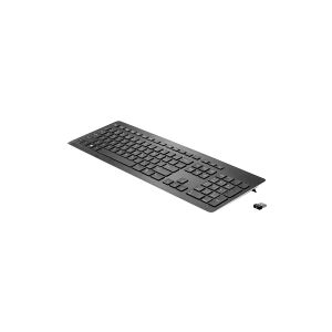HP Premium - Tastatur - trådløs - 2.4 GHz - Pan Nordic - anodiseret aluminium trimmet - for EliteBook 835 G9, 845 G8, 845 G9, 865 G9  EliteBook x360  Pro Mobile Thin Client mt440 G3