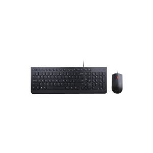 Lenovo Essential Wired Combo - Tastatur og mus-sæt - USB - dansk