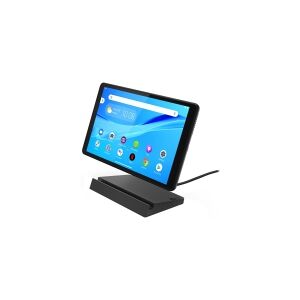 Lenovo Smart Tab M8 ZA5D - Tablet - Android 9.0 (Pie) eller senere - 32 GB Embedded Multi-Chip Package - 8 IPS (1280 x 800) - microSD indgang - 4G - LTE - jerngrå - med Lenovo Smart Charging Station