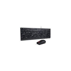 Lenovo Essential Wired Combo - Tastatur og mus-sæt - USB - USA