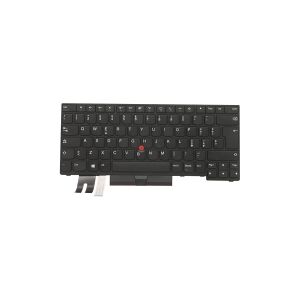 Lenovo Primax - Notebooks udskiftningstastatur - med Trackpoint, UltraNav - QWERTY - italiansk - sort - FRU - for ThinkPad P14s Gen 1  P14s Gen 2  T14 Gen 1  T14 Gen 2