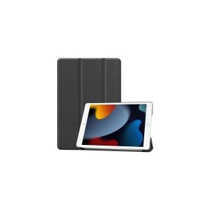 CoreParts - Flipomslag til tablet - tri-fold caster - sort - 10.2 - til Apple 10.2-tommer iPad (7. generation, 8. generation, 9. generation)