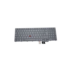 Lenovo Chicony - Notebooks udskiftningstastatur - med Trackpoint - bagbelyst - QWERTY - UK - grå - FRU - for ThinkPad P16 Gen 1 21D6, 21D7