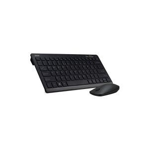 Acer AAK123 - Tastatur og mus-sæt - trådløs - 2.4 GHz - QWERTY - Amk. engelsk - sort - detailsalg