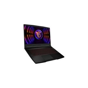 MSI Thin GF63 12VF-402NEU - Intel Core i5 - 12450H / op til 4.4 GHz - Win 11 Home - GeForce RTX 4060 - 16 GB RAM - 512 GB SSD NVMe - 15.6 1920 x 1080 (Full HD) @ 144 Hz - 802.11a/b/g/n/ac/ax - sort