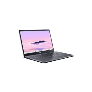 Acer Chromebook Plus 515 CBE595-1 - Intel Core i3 - 1215U / op til 4.4 GHz - Chrome OS - UHD Graphics - 16 GB RAM - 256 GB SSD - 15.6 IPS 1920 x 1080 (Full HD) - Wi-Fi 6E - stålgrå - kbd: Nordisk