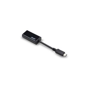 Acer - Ekstern videoadapter - USB-C - VGA - sort - for Chromebook 51X  ConceptD 3 Ezel  Extensa 15  Swift 3 Pro Series  TravelMate Spin B3