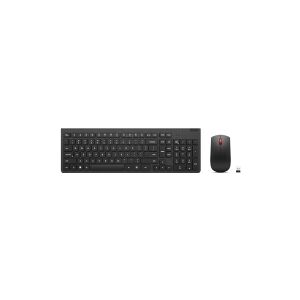 Lenovo Essential Wireless Combo Gen 2 - Tastatur og mus-sæt - trådløs - 2.4 GHz - dansk - sort