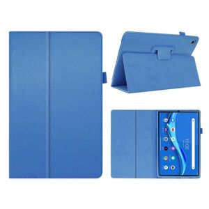 Generic Lenovo Tab M10 FHD Plus litchi læderetui - Babyblå Blue