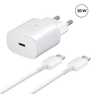 20W USB-C hurtigoplader + USB-C til USB-C-kabel til Samsung Galaxy Tab S6 Lite SM-P610 SM-P615 10,4