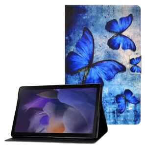 Taltech Galaxy Tab A8 10.5 2021 Pung-etui - Blå sommerfugle