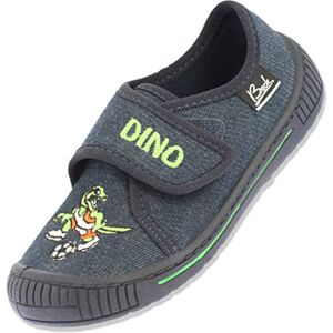 Beck Dino, Boys' Low-Top Slippers, Blue, 10 UK