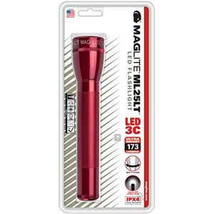 Maglite 25lt3016 3 °C Flashlight, 3C, red