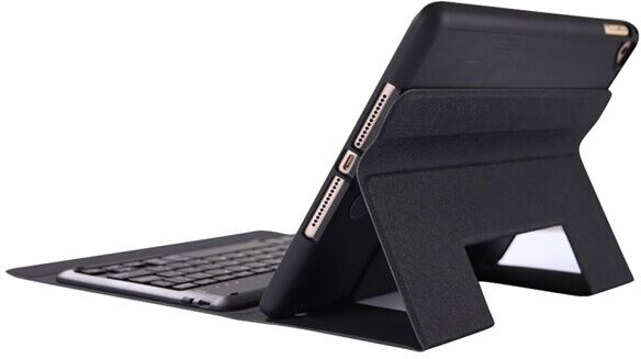 24hshop Bluetooth 3.0 Ultratyndt Tastatur med foderal til iPad mini 5