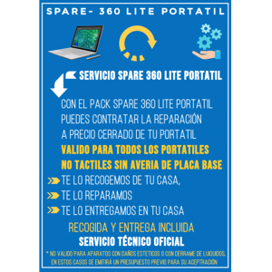 Reparación Portatil SPARE-360 Lite