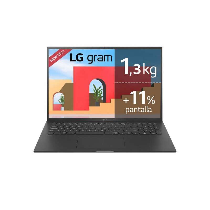 Laptop LG 17Z95P-G.AA78B 17" I7-1195G7 16GB RAM 512GB SSD 17" Intel Core i7-1195G7 16 GB RAM 512 GB SSD Qwerty Español W11H
