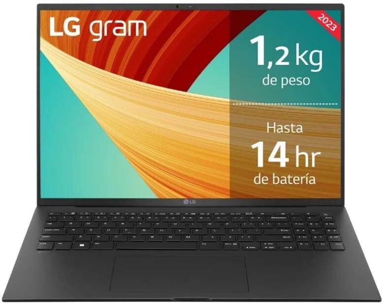 Laptop LG Gram 16Z90R-E.AD75B 16" Intel Core i7-1360P 32 GB RAM 512 GB SSD NVIDIA GeForce RTX 3050 Qwerty Español