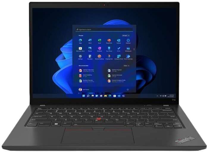 Laptop Lenovo ThinkPad T14 14" Intel Core I7-1260P 16 GB RAM 512 GB SSD QWERTY