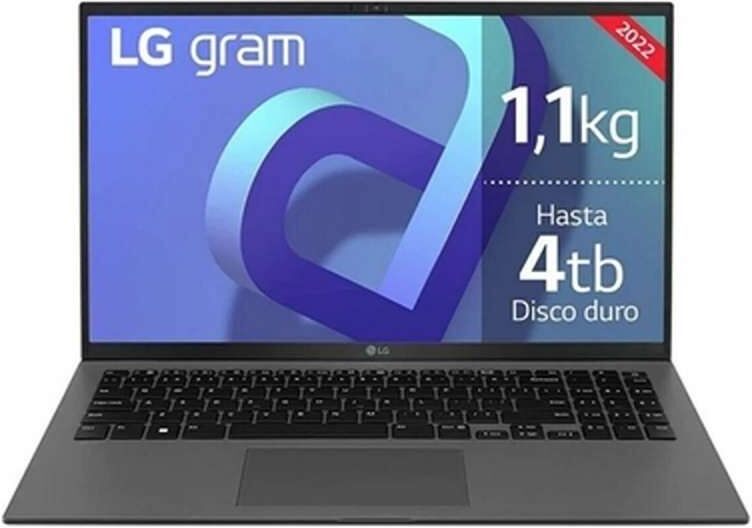 Laptop LG 15" Intel Core I7-1260P 16 GB RAM 512 GB SSD Qwerty Español